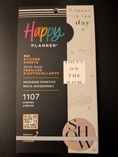 NEW the Happy Planner Modern Months Mini Sticker Book - 1107 Pieces