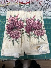 JCP’s Glynda Turley “ROSE RHAPSODY”; 2 Washcloths/ 2 Hand towels; New w/tags