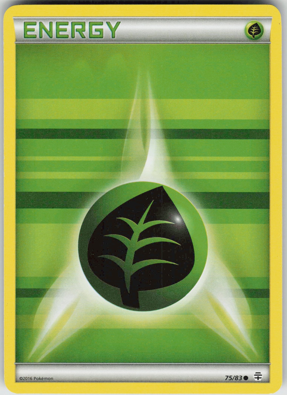 Pokemon Grass Energy 75/83 Generations Common NM