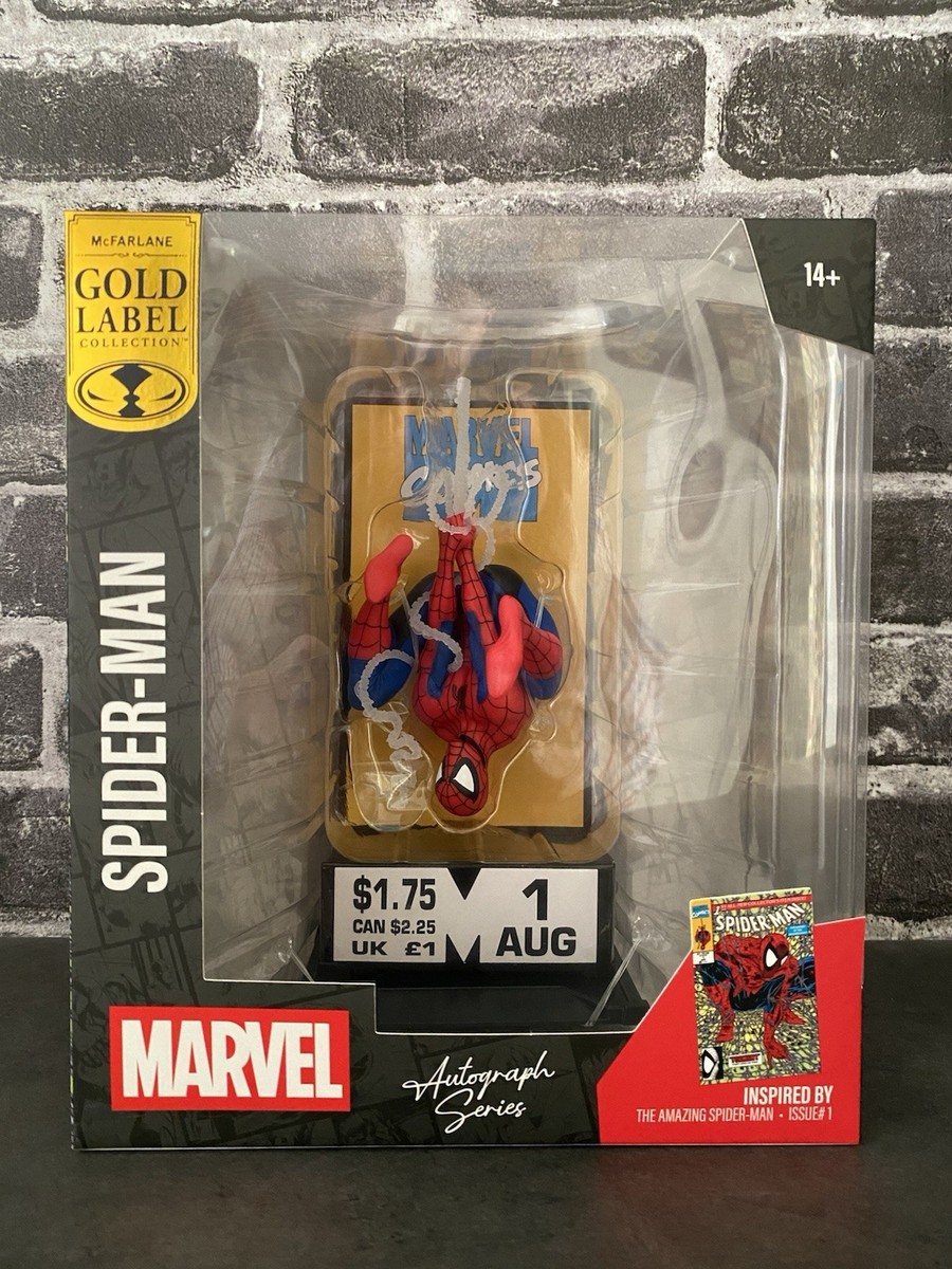 Mcfarlane Spiderman #1 Gold Label Corner Box Spider-Man Autograph