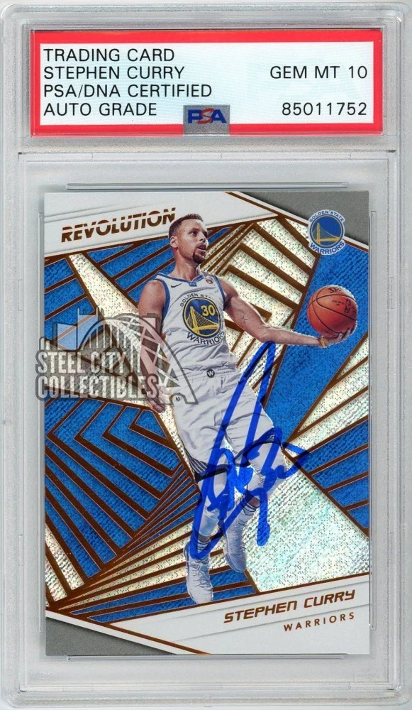 Panini Stephen Curry Basketball Original Autographed Sports