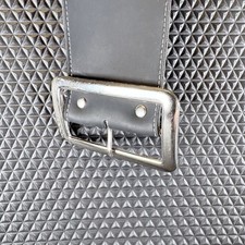 2 1/2  Wide Black Leather Belt, Women  s Small