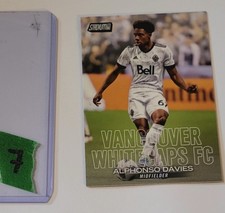 2018 Stadium Club MLS Alphonso Davies #21 Rookie Card. rookie card picture