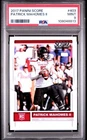 2017 Score - Rookies Patrick Mahomes II #403 Scorecard (RC) PSA 9
