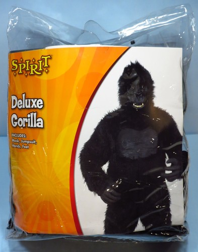 Spirit Halloween Deluxe Gorilla Costume Adult One Size Ape Suit Halloween Fun