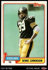 1981 Topps #111 Bennie Cunningham Steelers Clemson 8 - NM/MT