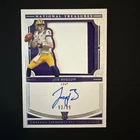 2020 National Treasures Collegiate Joe Burrow Rookie Jersey Auto RC 93/99 RC LSU