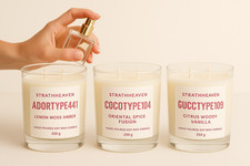 Highly Scented Designer Perfume Inspired Large Soy Candle 250g Valentines Gift