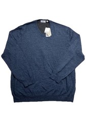 Calvin Klein Men  s Blue Long Sleeve Pullover Sweater Size 2XL