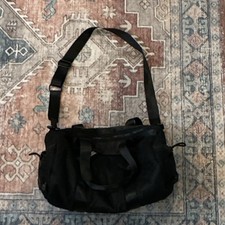 Wildfox Black Nylon Gym Bag Zip Closure Adjustable Carrying Strap