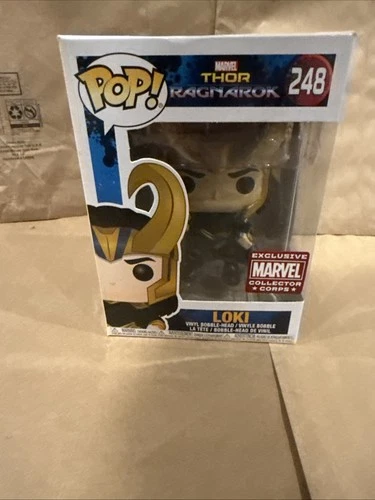 Funko Pop! Marvel Thor Ragnarok Loki #248 Collector Corps Exclusive Figure
