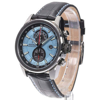 Festina Blue Dial Men's Chronograph Timeless Chronograph Men's Watch F20695/2