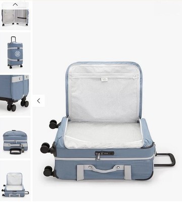 Kipling Spontaneous 4 Wheeled Luggage Medium Koffer Blau