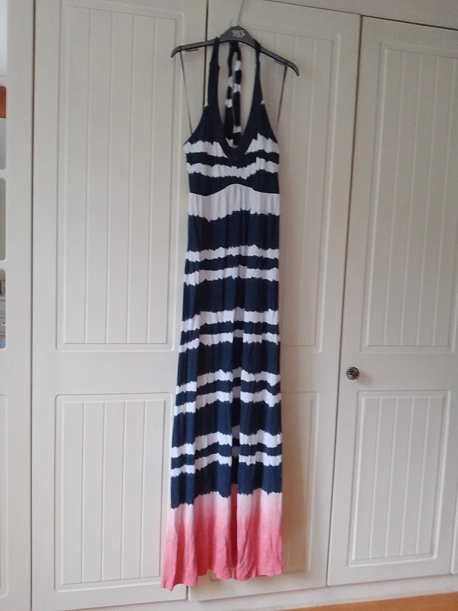 Navy tie best sale dye maxi dress