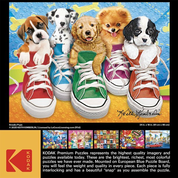 Sneaky Pups 350 Piece Kodak Premium Jigsaw Puzzle for sale online