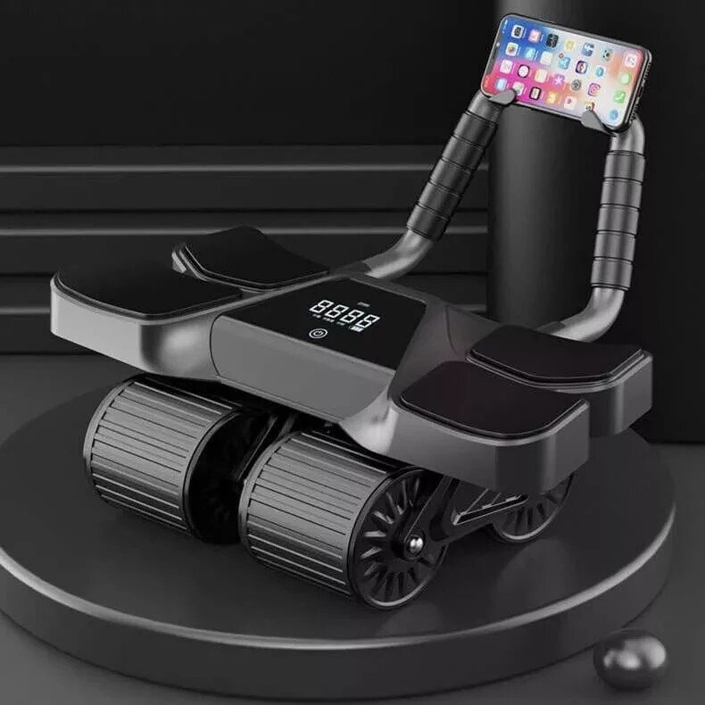 Máquina de ejercicio antideslizante Royal Blaze con rodillo abdominal de 4 ruedas soporte para codo