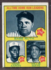 1973 Topps Set-Break # 1 Aaron/Ruth/Mays VG-VGEX *JAYSACE*