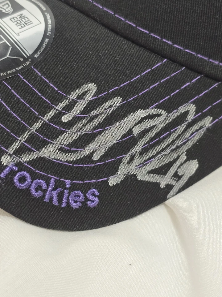 Charlie Blackmon Tyler Chatwood Ian Desmond Trevor Story Autografiado Colorado... Foto 4 de 4
