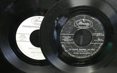 2 RECORD 45 DINAH WASHINGTON IT COULD HAPPEN TO YOU EARLY EVERY MORNING 