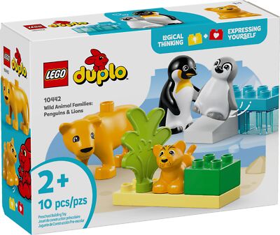 LEGO  DUPLO  10442 - Wildtier-Familien: Pinguine und Löwen - NEU & OVP -