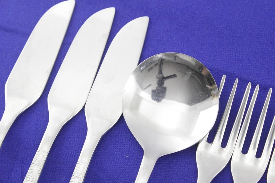 15 ШТУК ВИНИРОВ из Шеффилда СТУДИЙНЫЕ СТОЛОВЫЕ ПРИБОРЫ ИЗ НЕРЖАВЕЮЩЕЙ СТАЛИ - Изображение 3 из 4