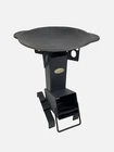 Traditional Cast Iron Uzbek Kazan Saj + Portable Collapsible Rocket Stove