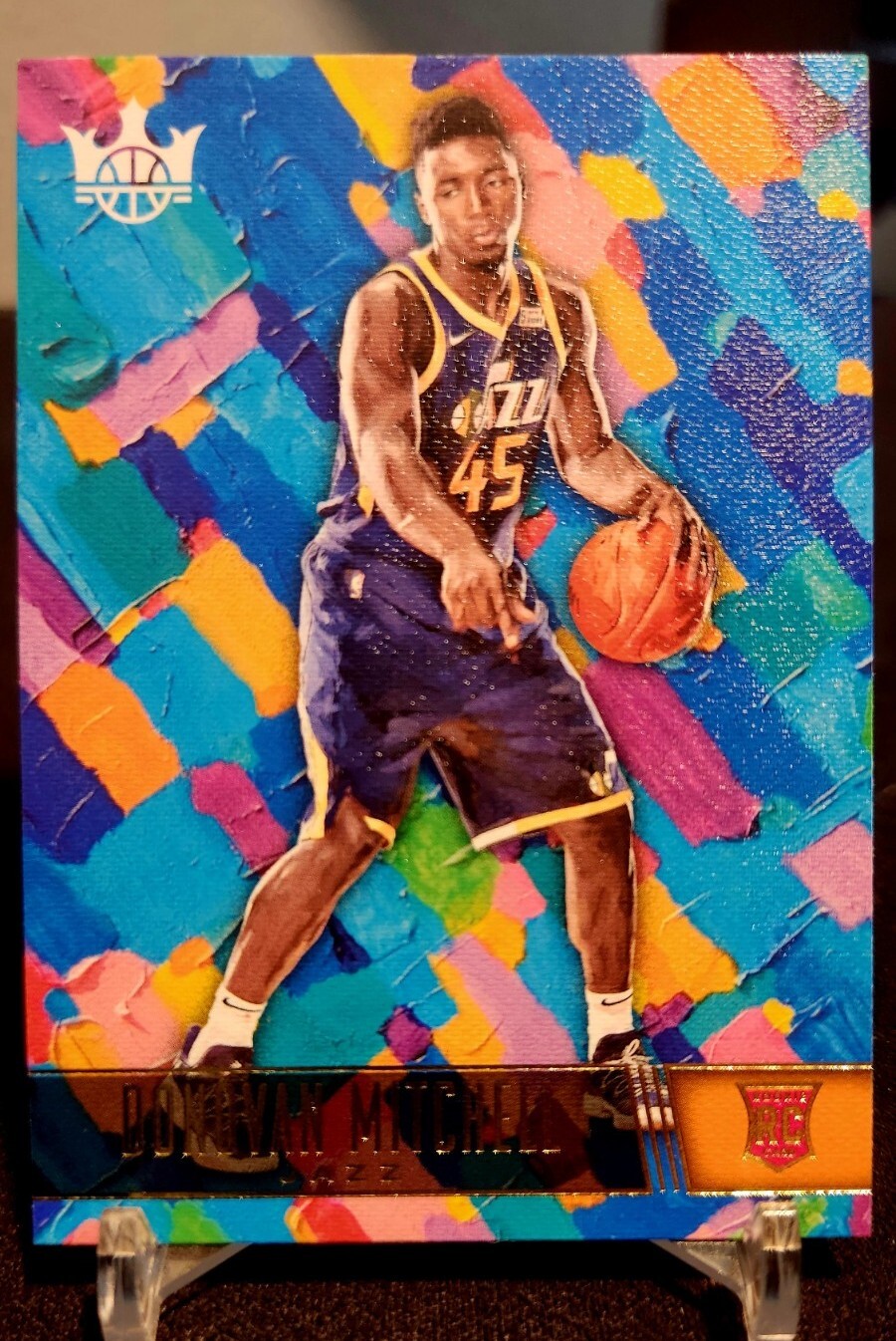 Donovan Mitchell 2017-18 Court Kings Level 2 II Rookie #136 Cavaliers Jazz RC