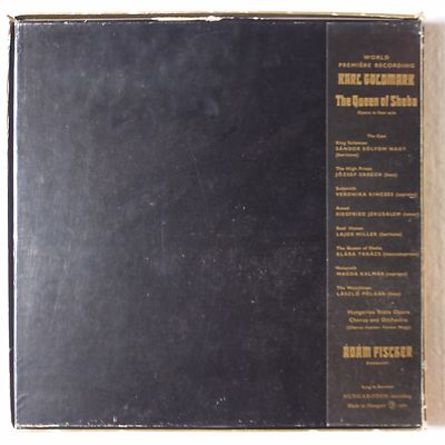 GOLDMARK: Queen of Sheba FISCHER Hungaroton Stereo BOX Vinyl