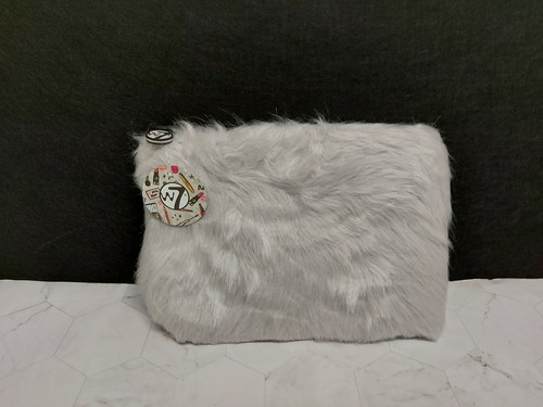 fluffy make up bag