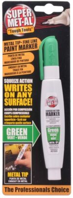 Super Met-Al 1296-1600 Squeeze Action Green Paint Marker