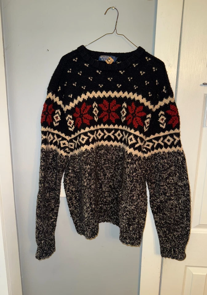 Polo Jeans Co Ralph Lauren Para Hombre Talla XXL LANA Y SEDA **RARO RARO RARO** Foto 2 de 4