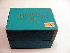 Vtg Ebony 35 Camera Box  No camera  BOX only  6  147S 