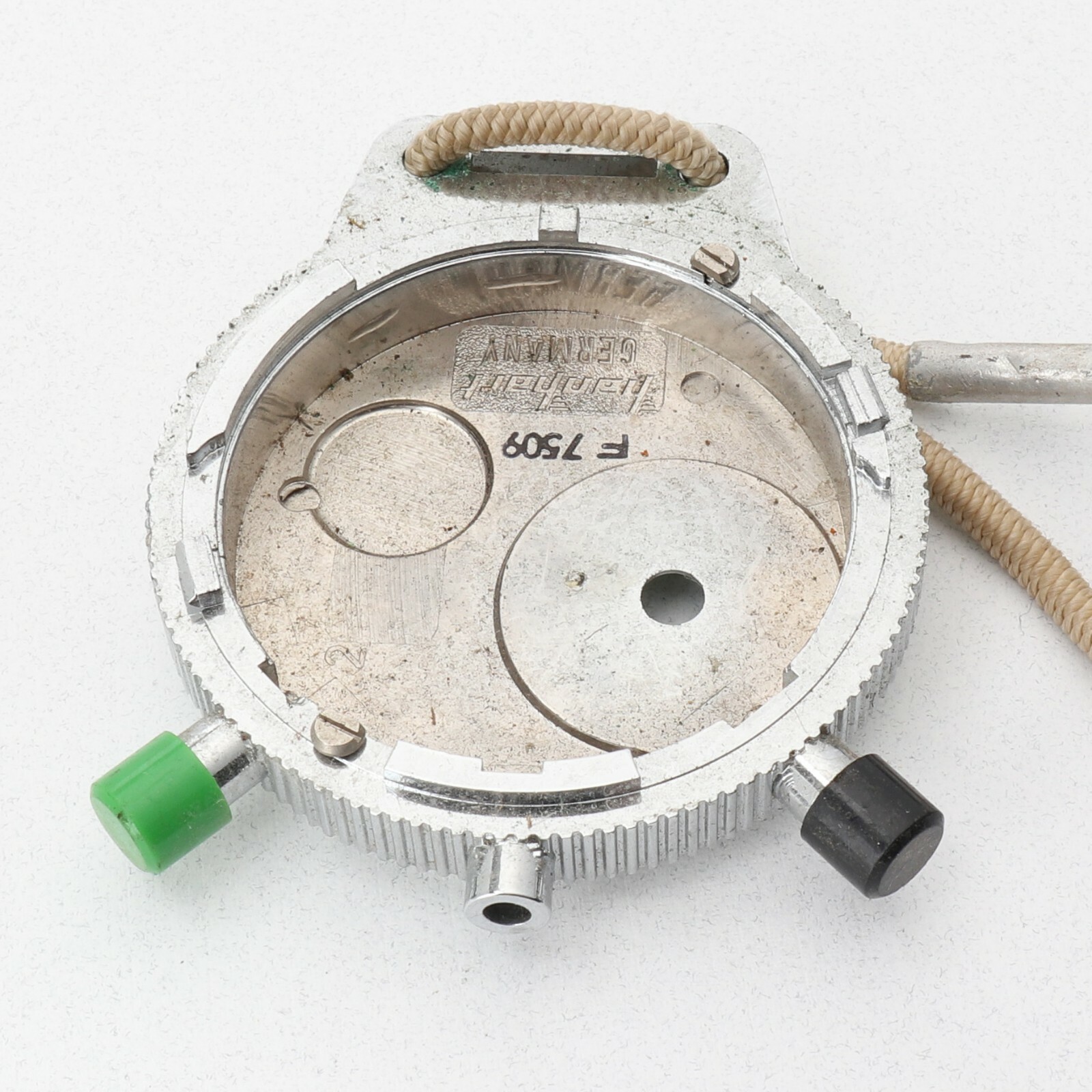 Hanhart Stopwatch Super DGM 1902 490 1/10 Sec Case String Original