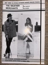 PATRICK MacNEE DIANA RIGG THE AVENGERS WEATHER MERCHANTS AUSTRALIAN FANZINE