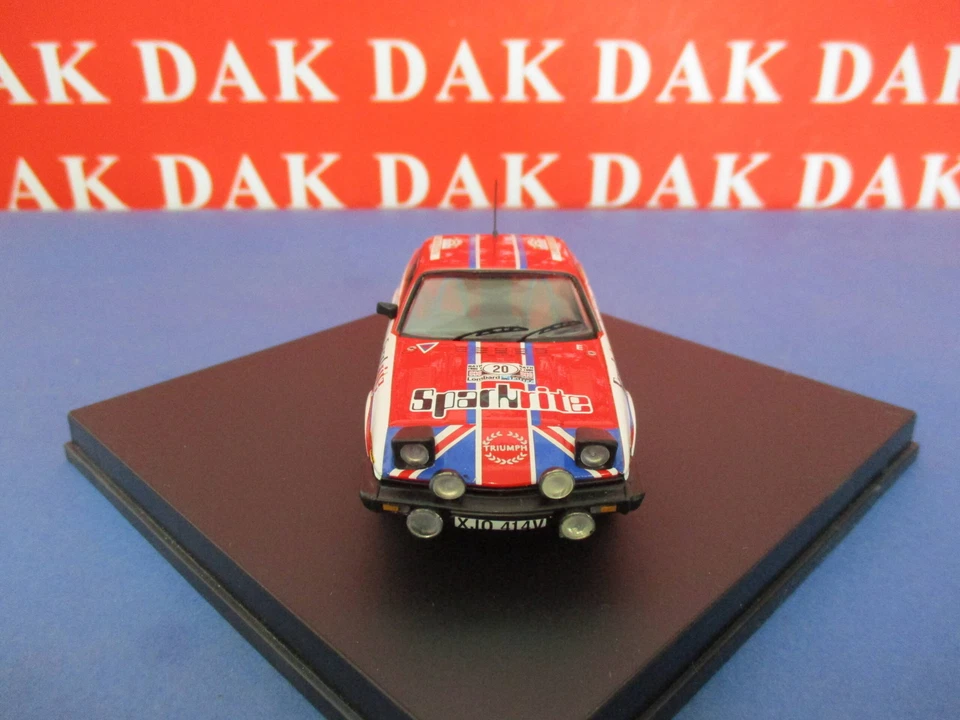 Die cast 1/43 Modellino Auto Triumph TR7 RAC Rally 1980 R. Clark by Trofeu - Immagine 3 di 4