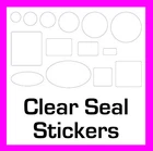 Bag / Box Permanent Transparent Clear Security Seal Stickers Sticky Labels