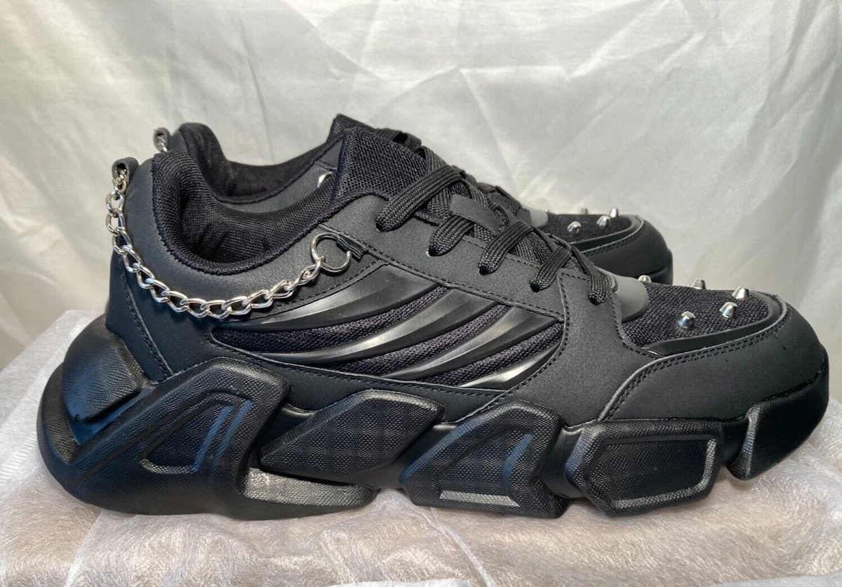 Mens studded best sale trainers