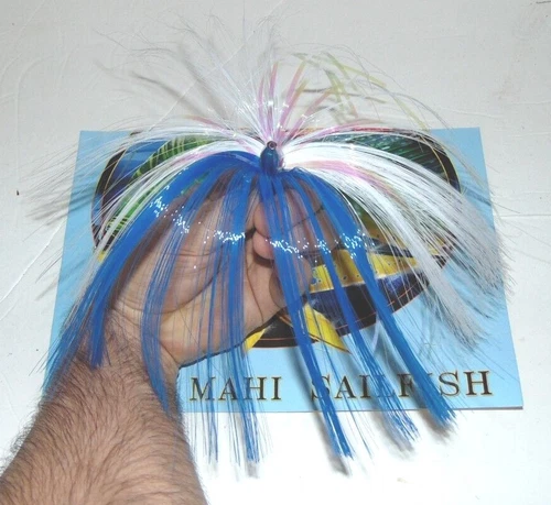 Sea Witch Ballyhoo Trolling Skirt Big Game Fishing Rig Lure Tuna Mahi Mackeral