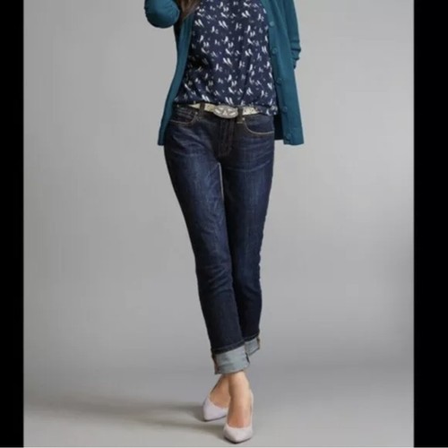 CAbi High Rise Straight Leg Jeans Style 