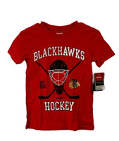 Reebok Jugend Chicago Blackhawks Wappen Kurzarm T-Shirt, Rot, Xl 18