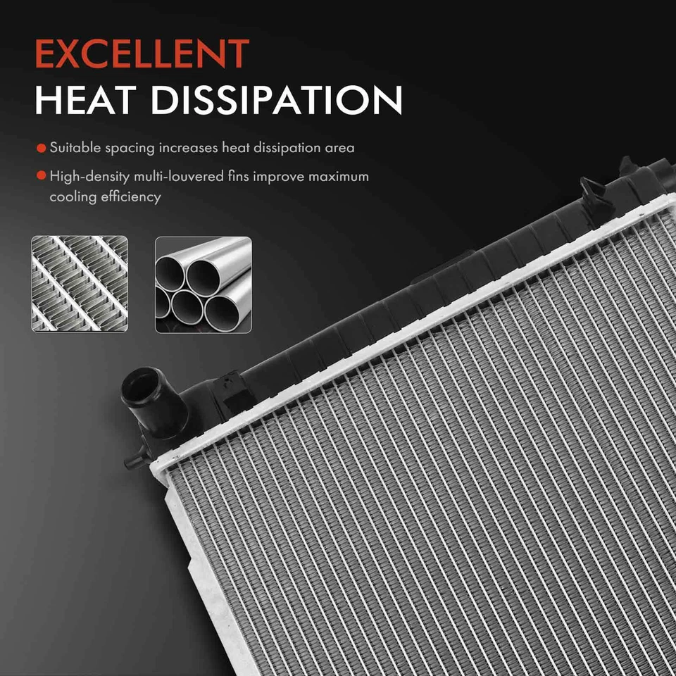 Auto Trans Radiator w/ Air Conditioning for Chevrolet Aveo 2004-2008 Suzuki 1.6L - Image 3 of 4