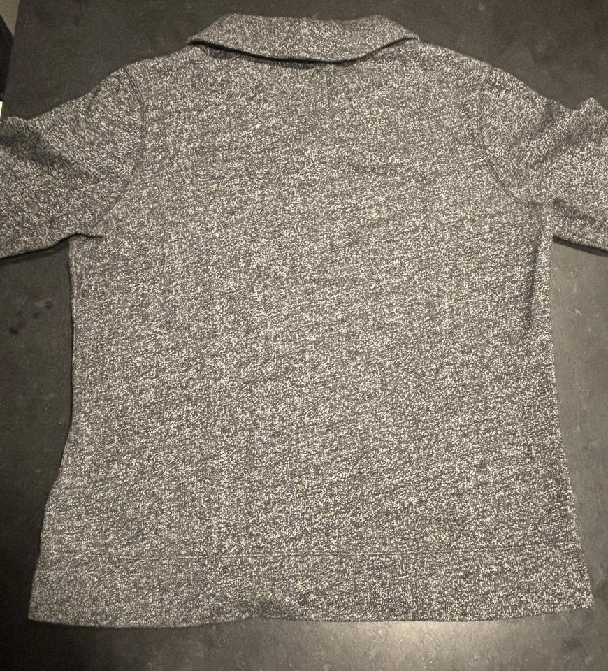 Cárdigan grande con botones blanco y negro con cuello Mossimo suéter súper cálido para hombre Foto 3 de 3