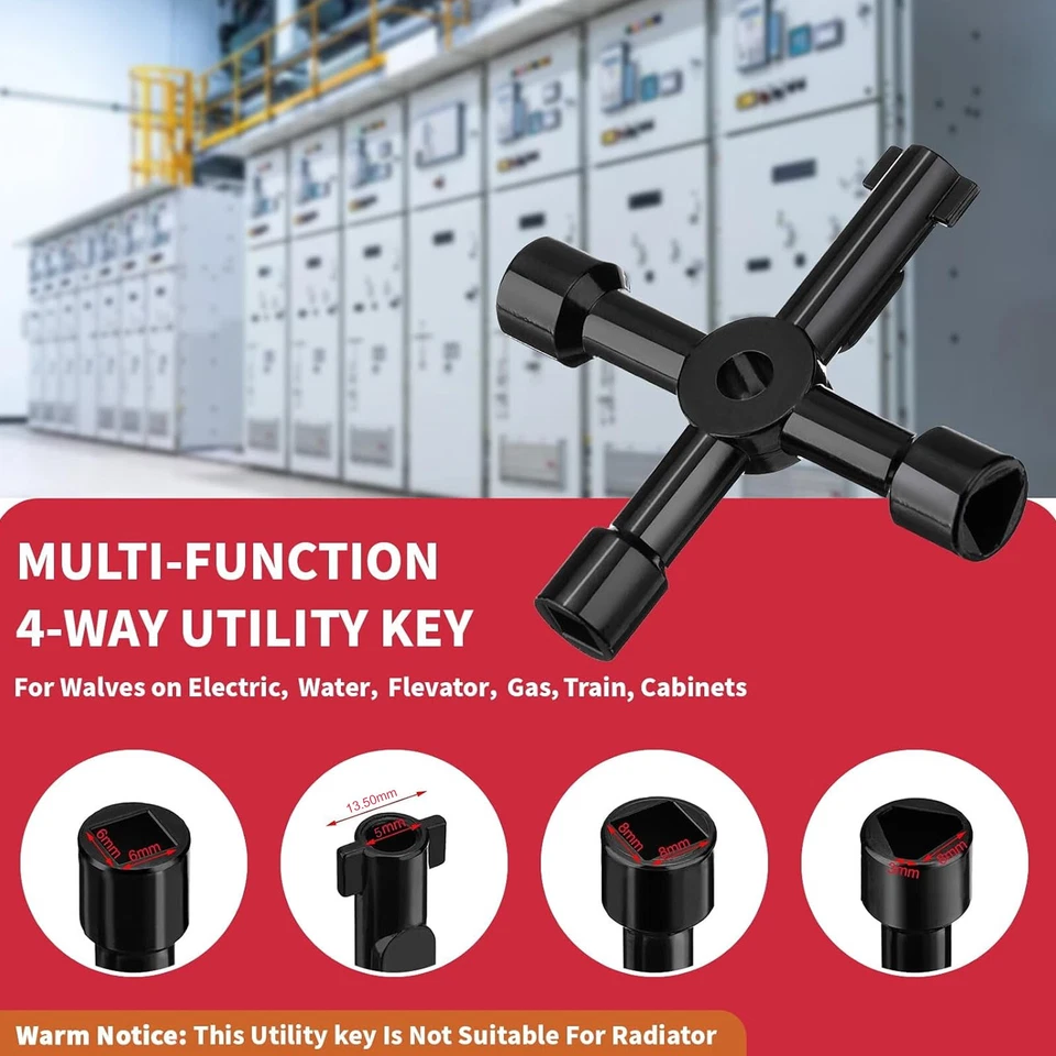 Angle Stop Wrench Kit Plumbing Tools Angle-on Wrench Plumber Wrench Removal Tool - Image 3 of 4