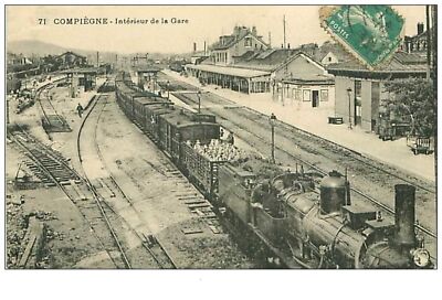 60.COMPIEGNE.N°295.INNENRAUM DES BAHNHOFS