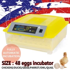 48 Digital Egg Incubator Hatcher Automatic Egg Turning Temperature Control USA