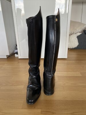 Cavallo Lederreitstiefel 6, Strassbiese am Dressurbogen, H: 50cm, W:  35cm