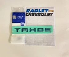 NEW GM TAHOE EMBLEM GMC OEM NAMEPLATE LETTERS 84267898