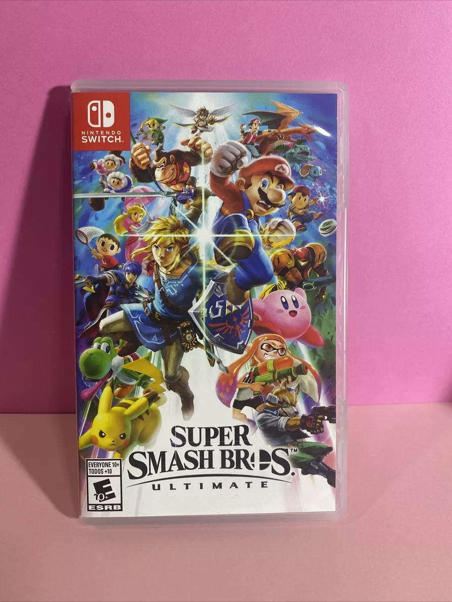 Replacement Case ONLY! Super Smash Bros Ultimate Nintendo Switch Box  Original