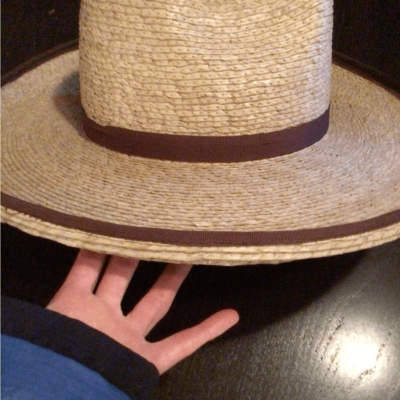 NEW! Rare Wyeth heavy straw rancher | eBay display picture 1