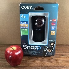 NEW Camcorder Photos Video 4X Digital Zoom Coby Snapp PlugnPlay Edit for YouTube